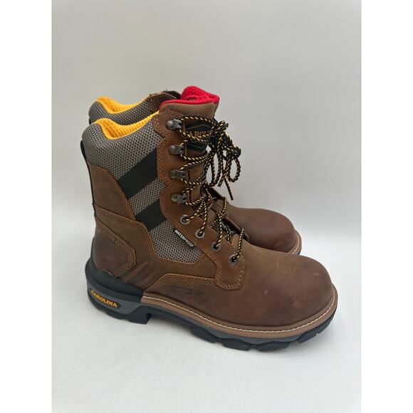 Carolina 8'' CANCELLOR COMP Toe Men's NEW Boot Brown/Black US Size 8 - Picture 4 of 10